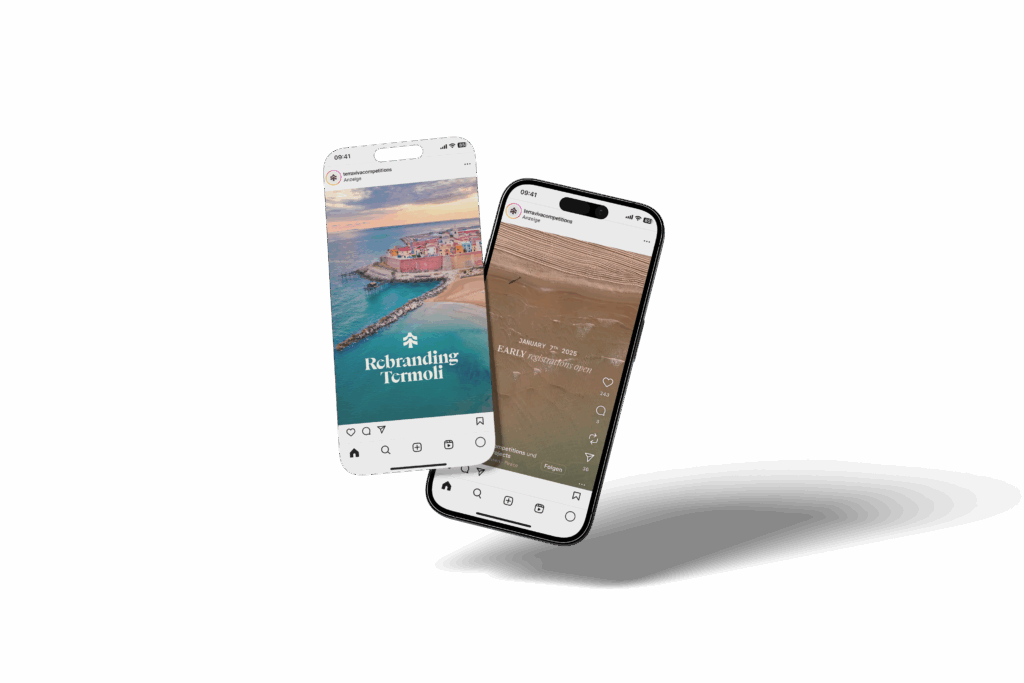 iPhone Mockup Termoli Terraviva Rebranding
